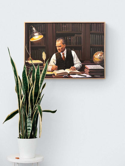 Liderin Sükûneti Yağlı Boya Tablosu