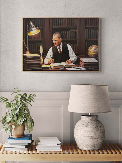 Liderin Sükûneti Yağlı Boya Tablosu