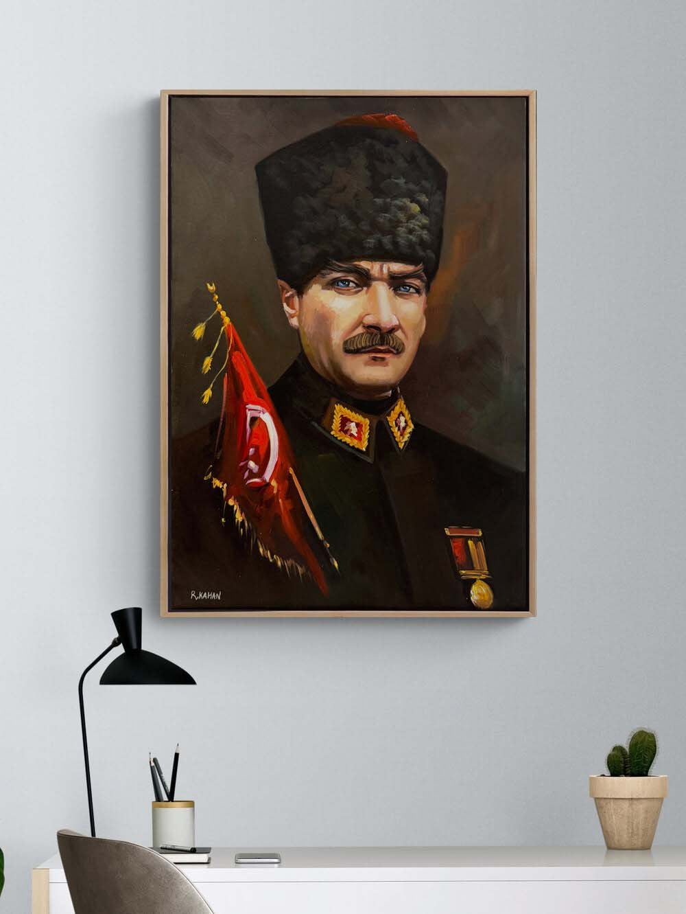 Gazi Atatürk Yağlı Boya Tablosu