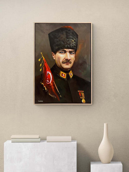 Gazi Atatürk Yağlı Boya Tablosu