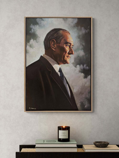 Tarihin İçinden Atatürk Yağlı Boya Tablosu