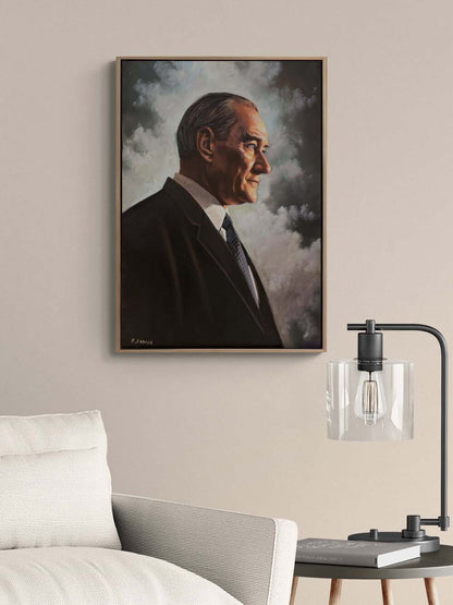 Tarihin İçinden Atatürk Yağlı Boya Tablosu