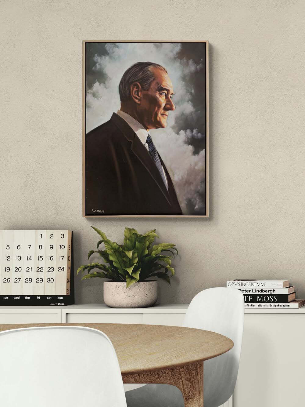 Tarihin İçinden Atatürk Yağlı Boya Tablosu