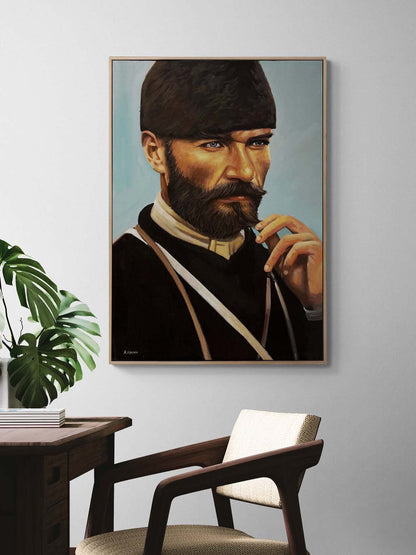 Mustafa Kemal'in İzinde Yağlı Boya Tablosu