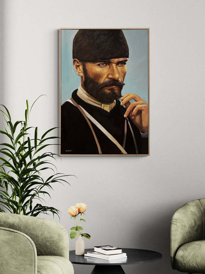 Mustafa Kemal'in İzinde Yağlı Boya Tablosu