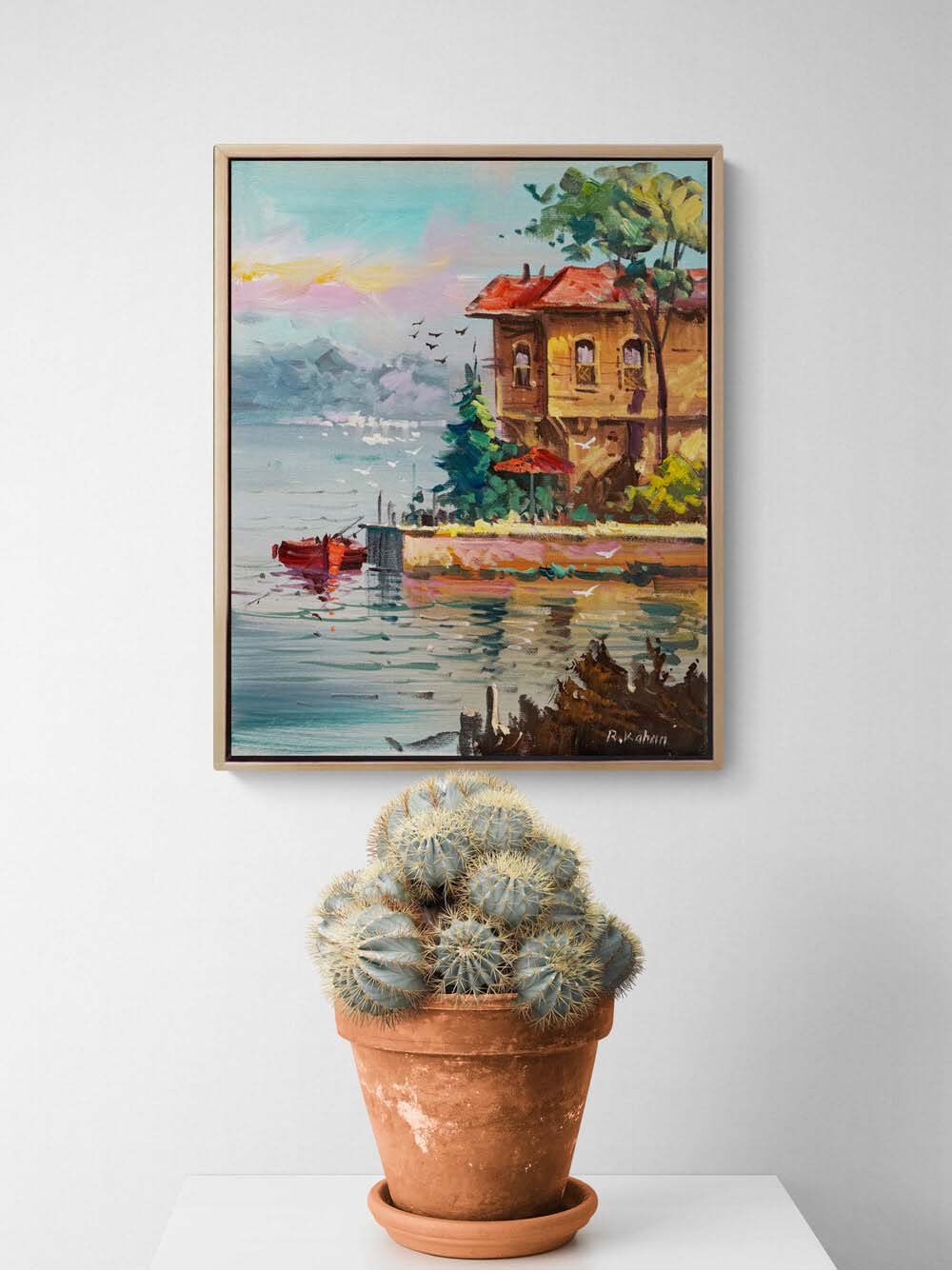 İstanbul Bir Yalı Yağlı Boya Tablosu