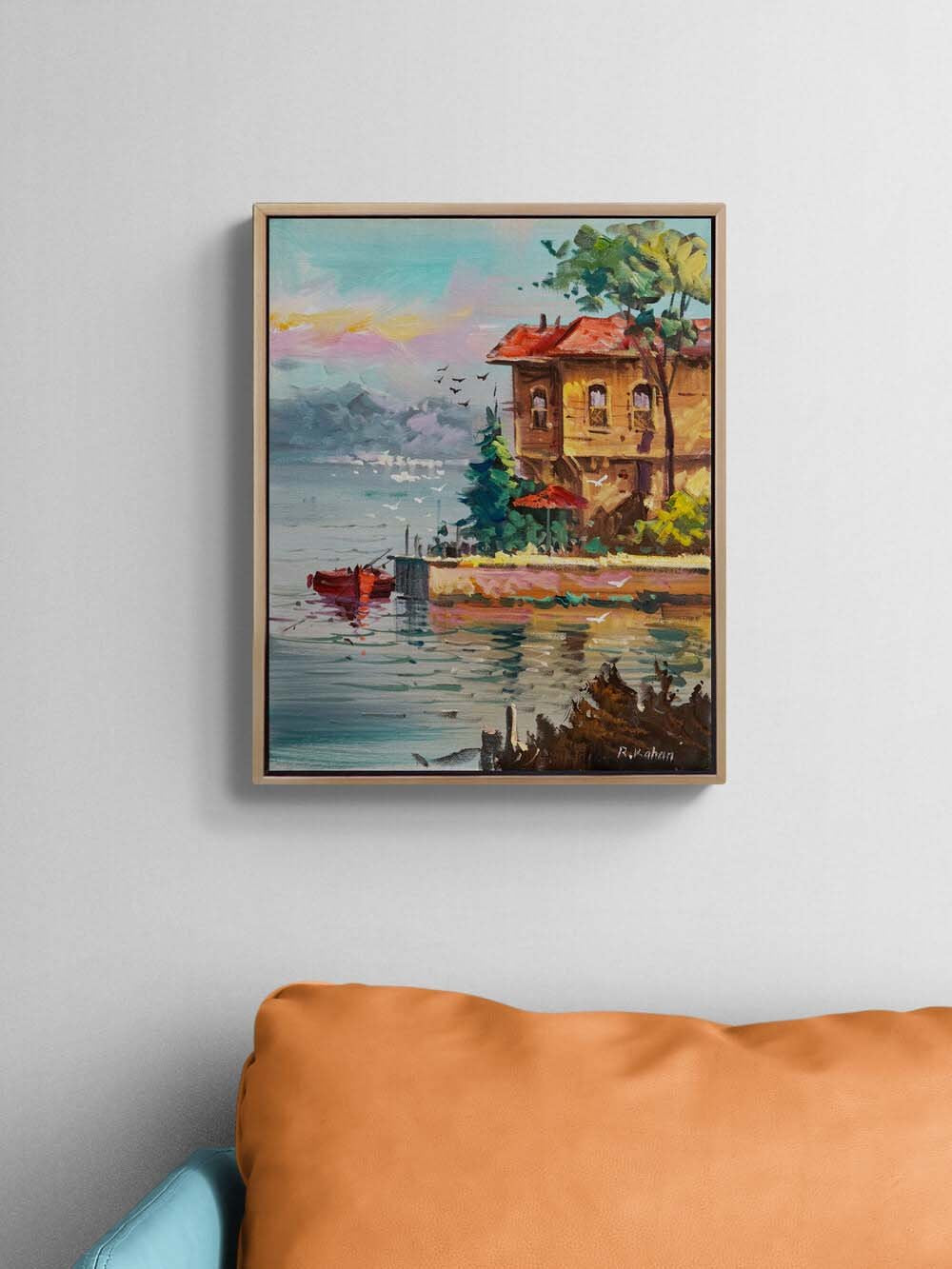 İstanbul Bir Yalı Yağlı Boya Tablosu