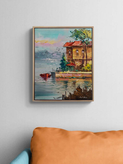 İstanbul Bir Yalı Yağlı Boya Tablosu