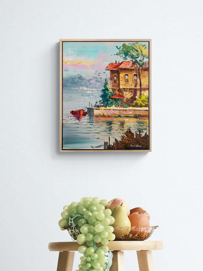 İstanbul Bir Yalı Yağlı Boya Tablosu