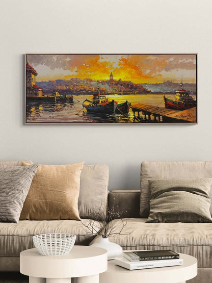 Eski İstanbul’un Suları Yağlı Boya Tablosu