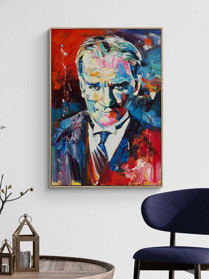 Atatürk’ün Ruhu Yağlı Boya Tablosu