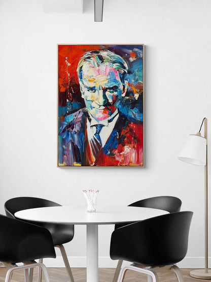 Atatürk’ün Ruhu Yağlı Boya Tablosu
