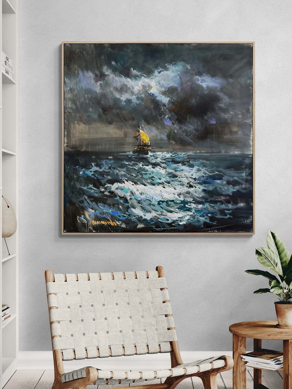 Ufkun Çağrısı Yağlı Boya Tablosu