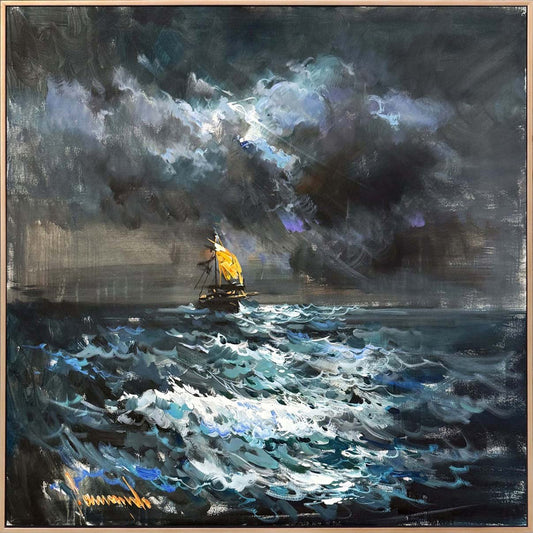 Ufkun Çağrısı Yağlı Boya Tablosu