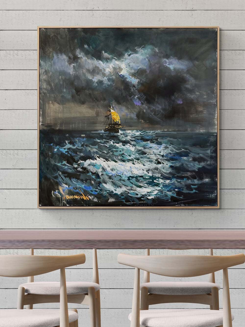 Ufkun Çağrısı Yağlı Boya Tablosu