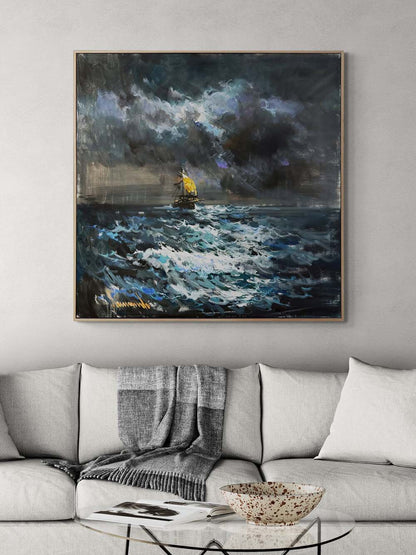 Ufkun Çağrısı Yağlı Boya Tablosu