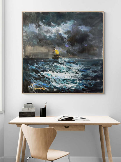 Ufkun Çağrısı Yağlı Boya Tablosu