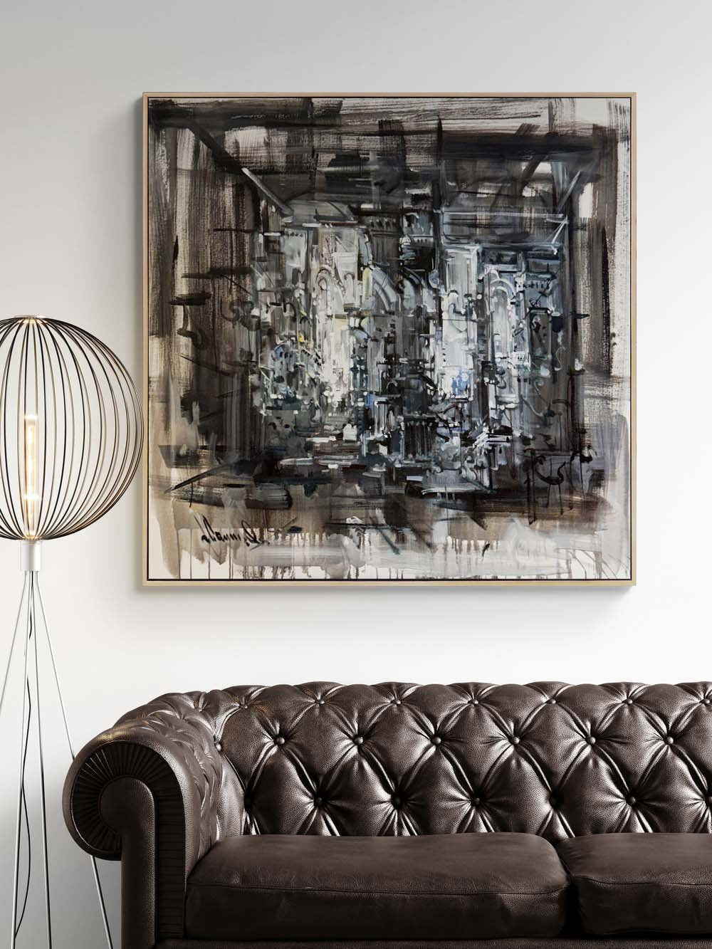 Bilinmezlik İçinde Yağlı Boya Tablosu