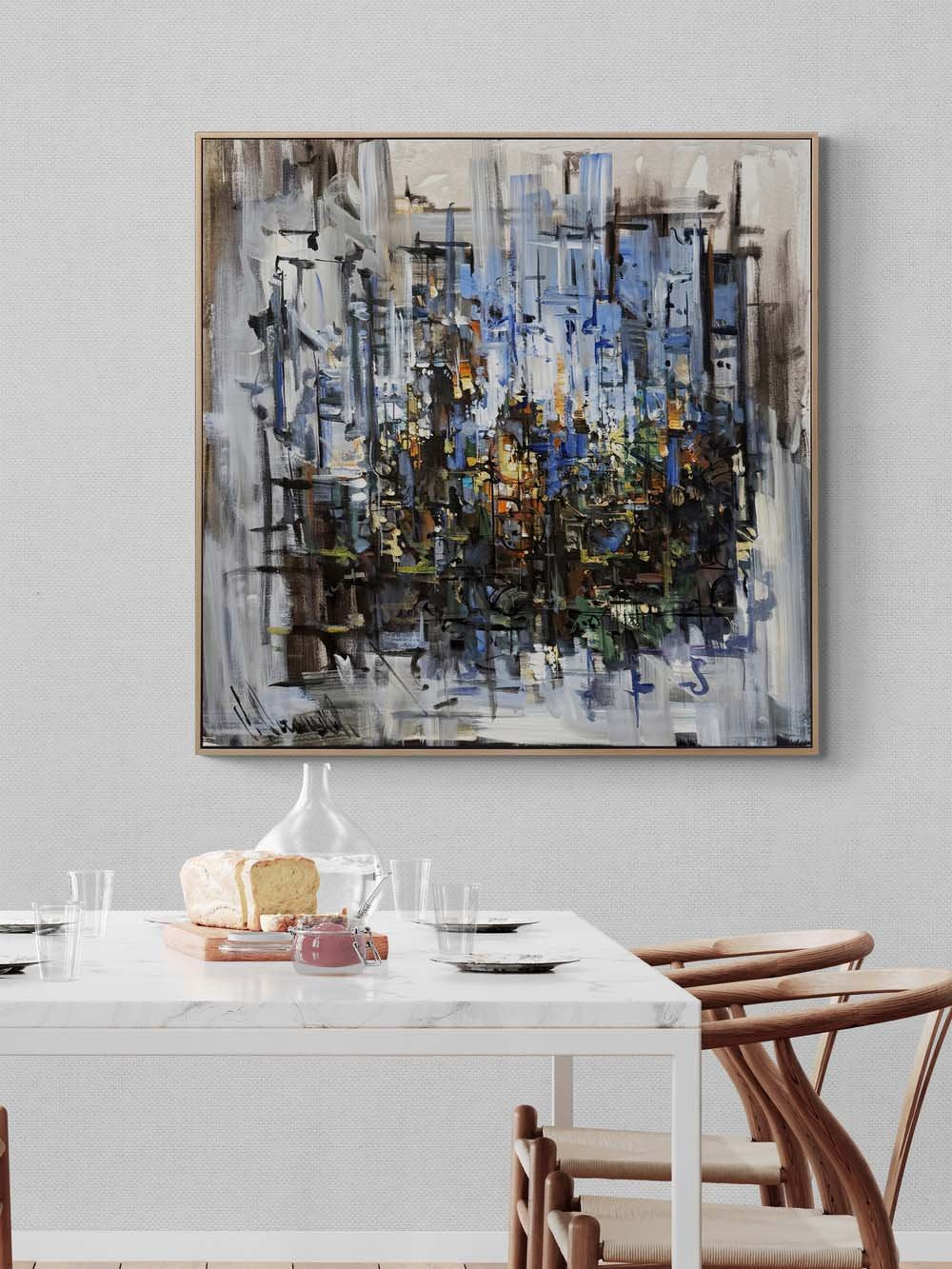 Donuk Hareket Yağlı Boya Tablosu