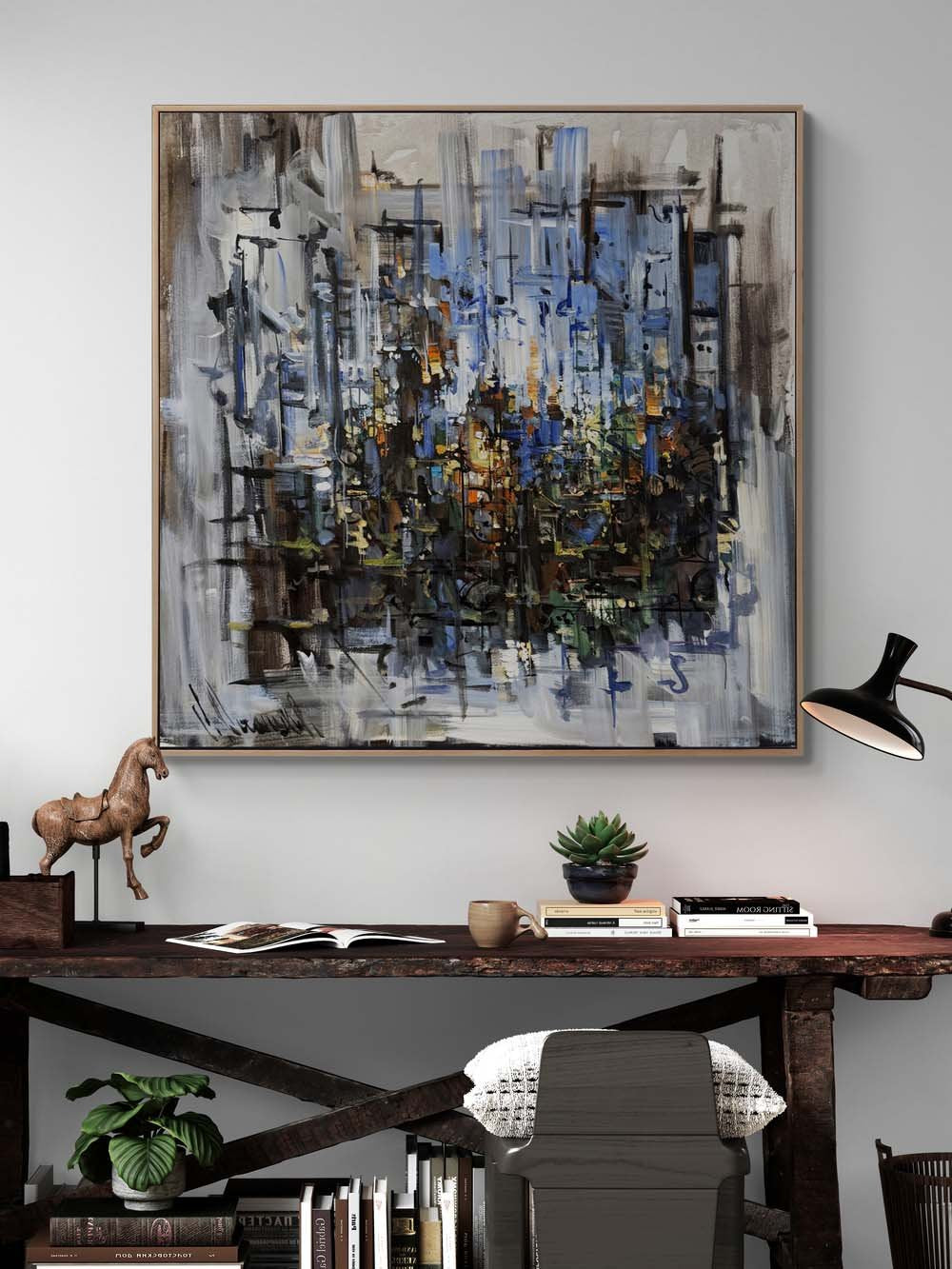 Donuk Hareket Yağlı Boya Tablosu