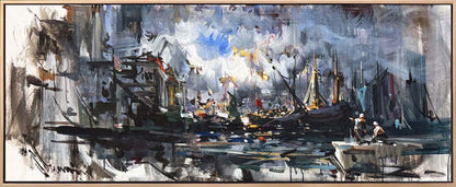 Yelkenler Arasında Yağlı Boya Tablosu