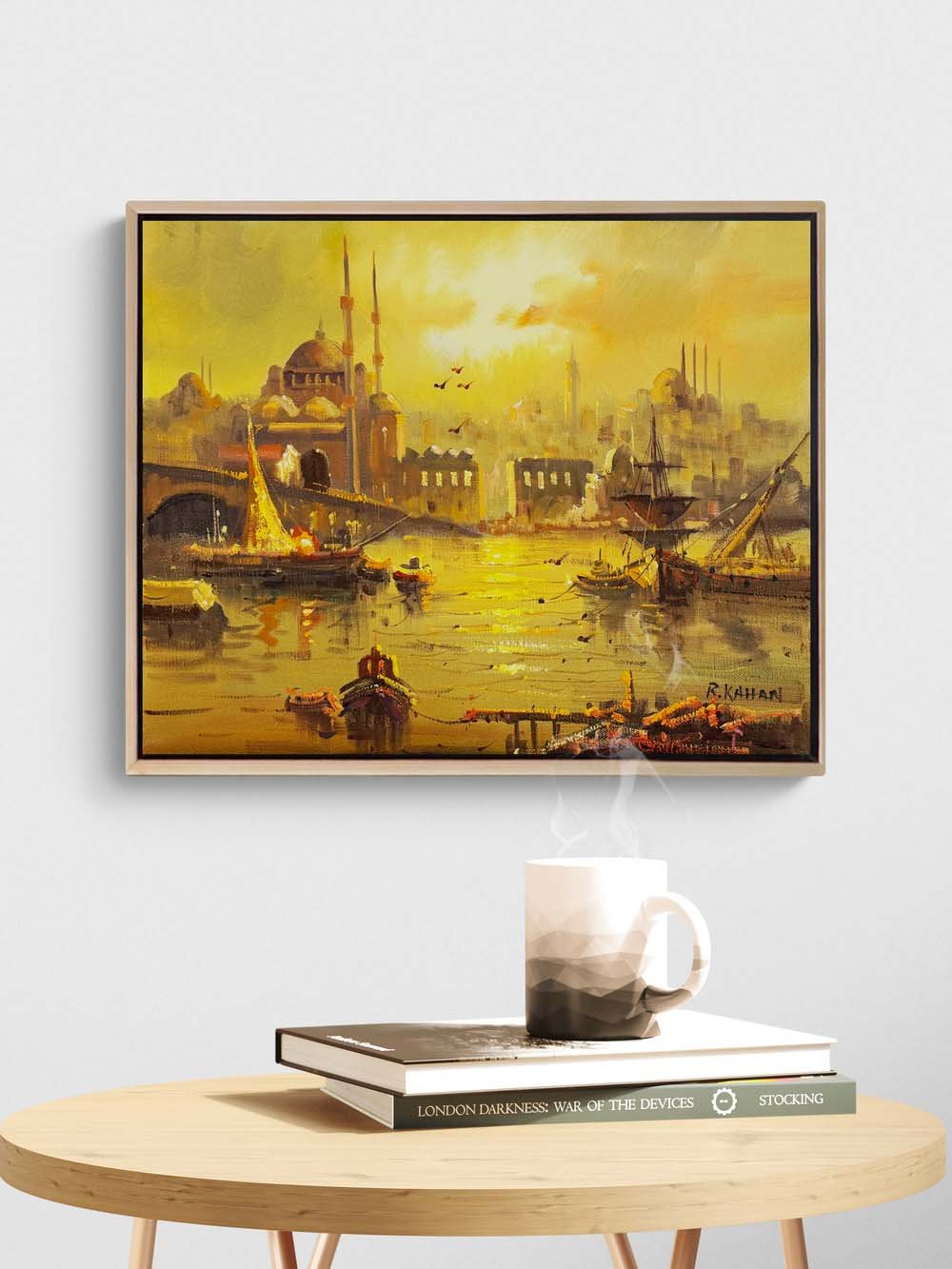 Eminönü’nde Bir Gün Yağlı Boya Tablosu