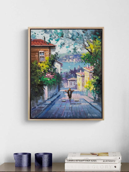 İstanbul Sabahı Yağlı Boya Tablosu