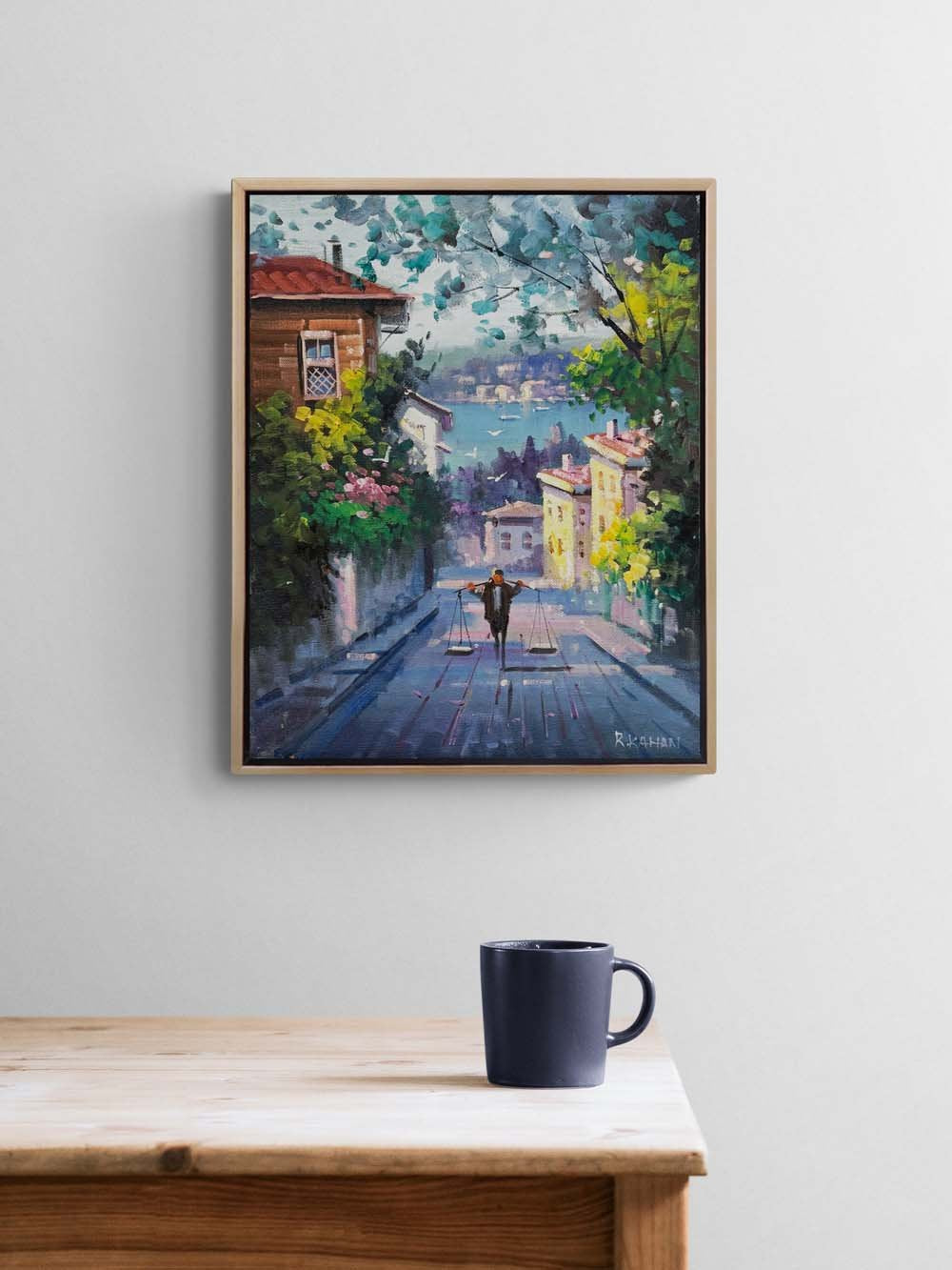 İstanbul Sabahı Yağlı Boya Tablosu