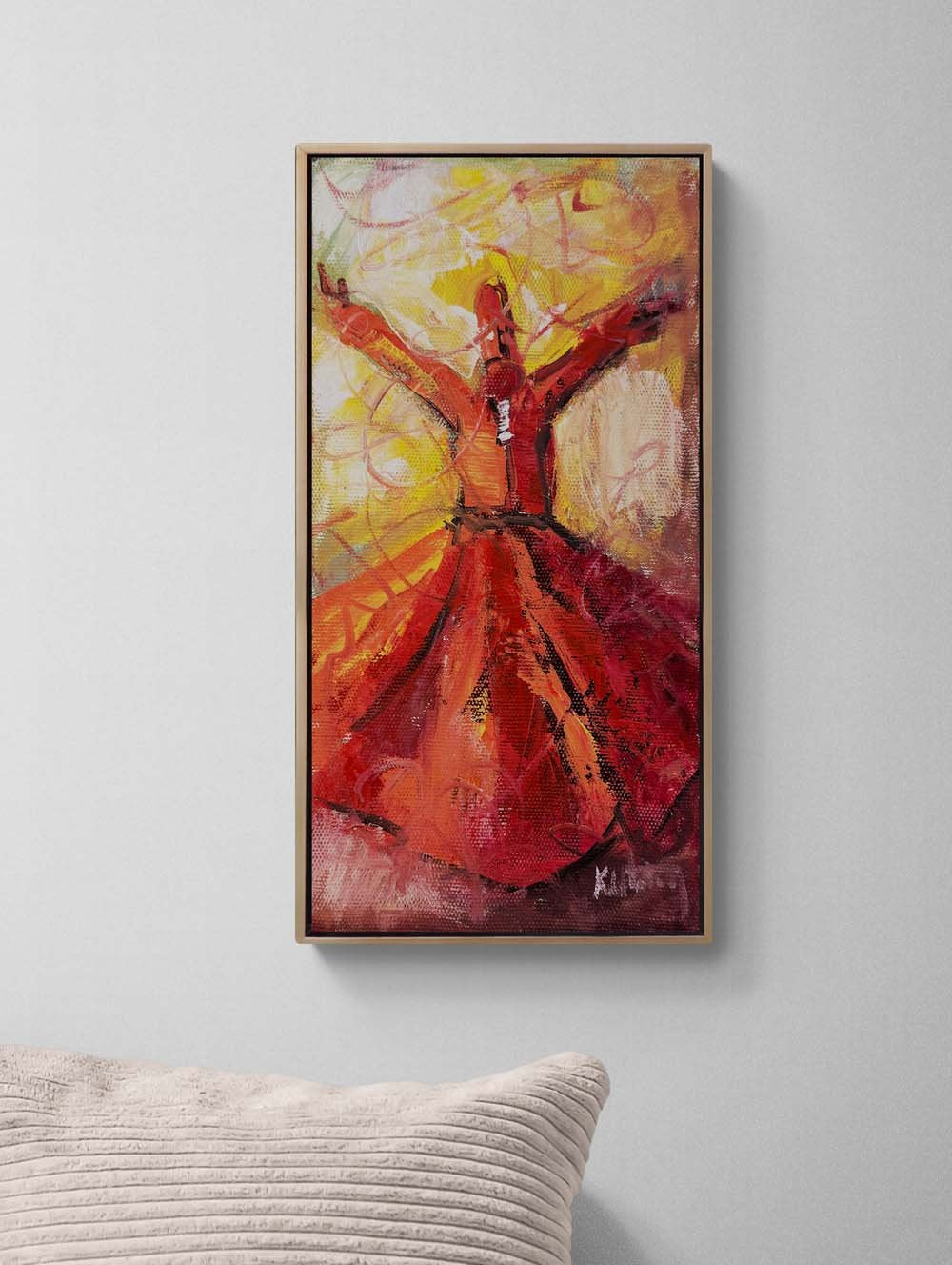 Zikirde Zaman Yağlı Boya Tablosu