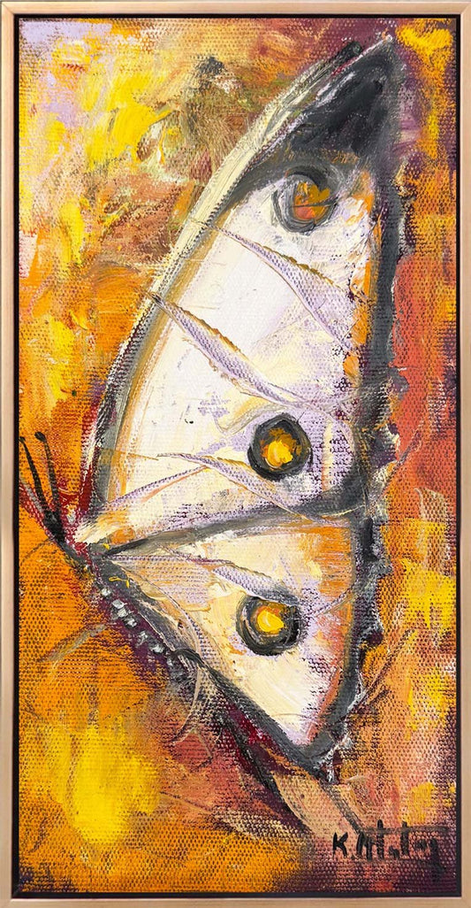 Kelebek Kanadında Düş Yağlı Boya Tablosu