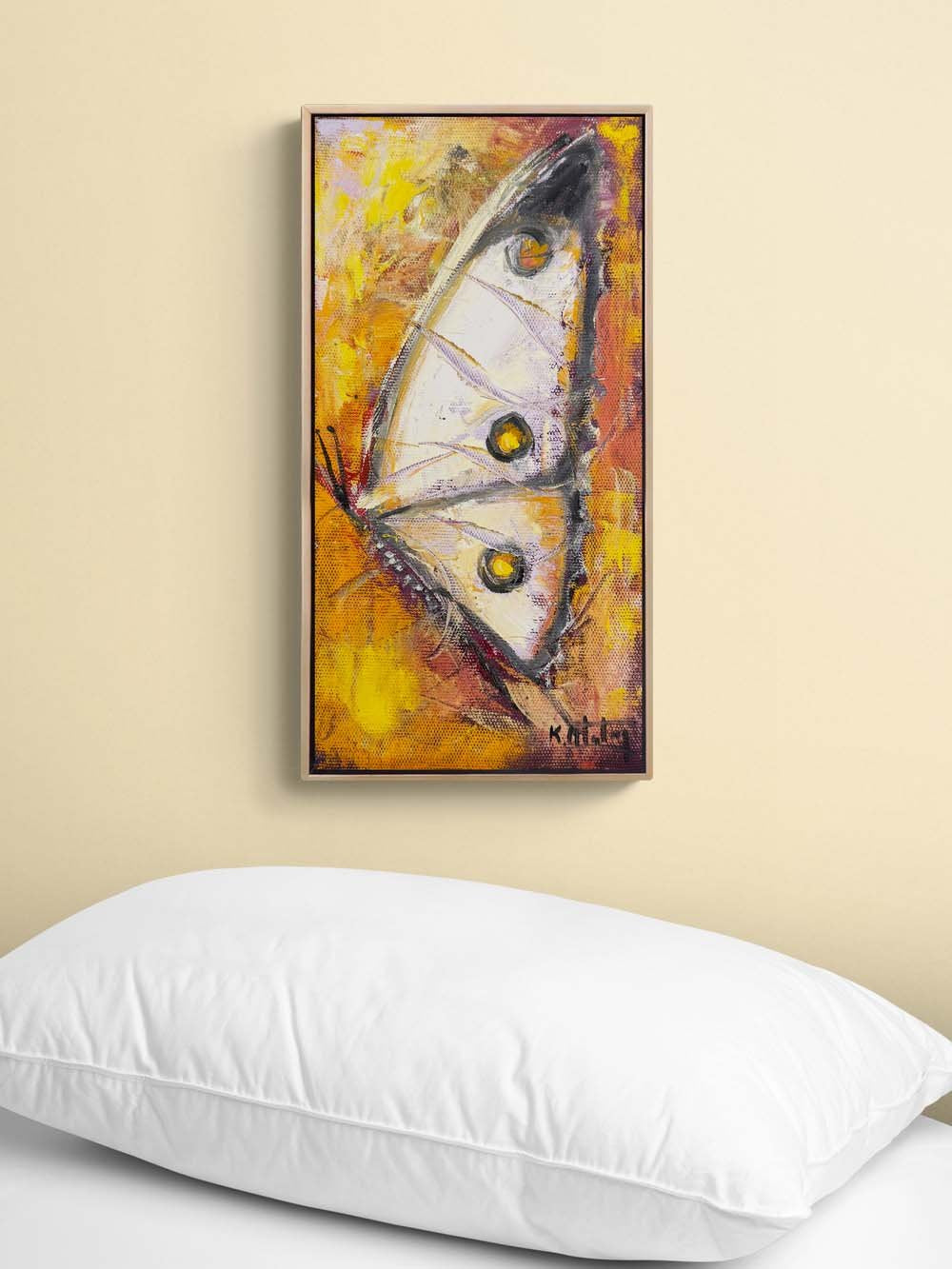 Kelebek Kanadında Düş Yağlı Boya Tablosu