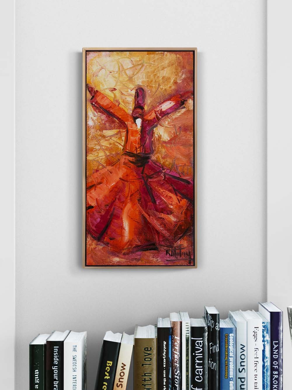 Semazen Sükuneti Yağlı Boya Tablosu