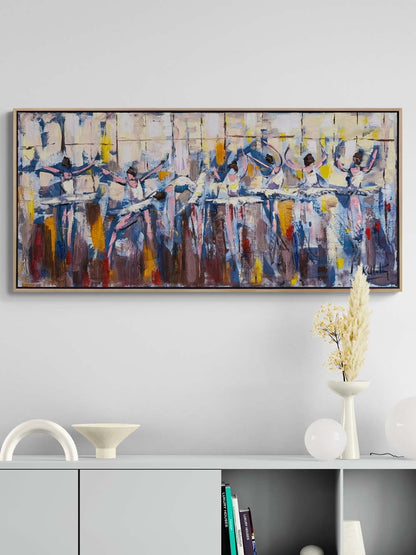 Balerinlerin Senfonisi Yağlı Boya Tablosu