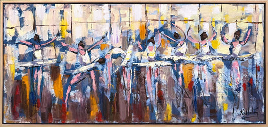 Balerinlerin Senfonisi Yağlı Boya Tablosu