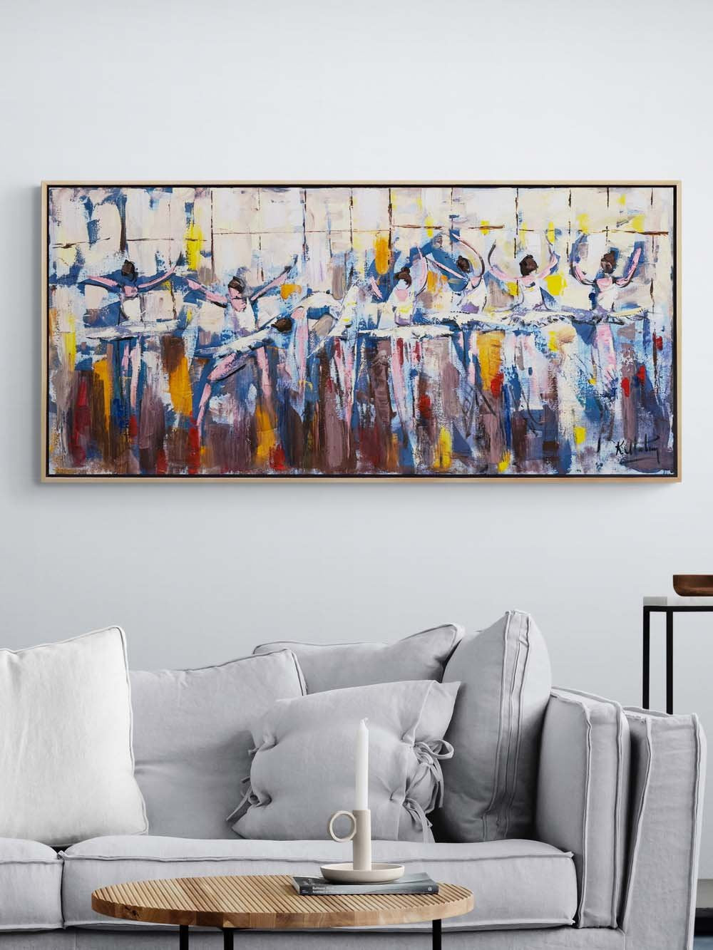 Balerinlerin Senfonisi Yağlı Boya Tablosu