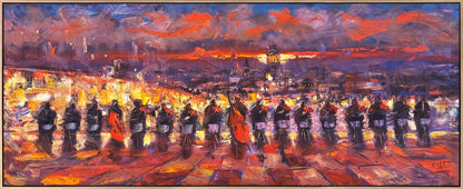 İstanbul Boğazının Orkestrası Yağlı Boya Tablosu