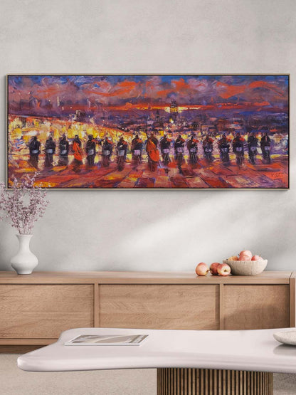 İstanbul Boğazının Orkestrası Yağlı Boya Tablosu