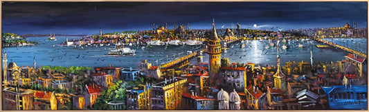İstanbul Saklı Zaman Yağlı Boya Tablosu