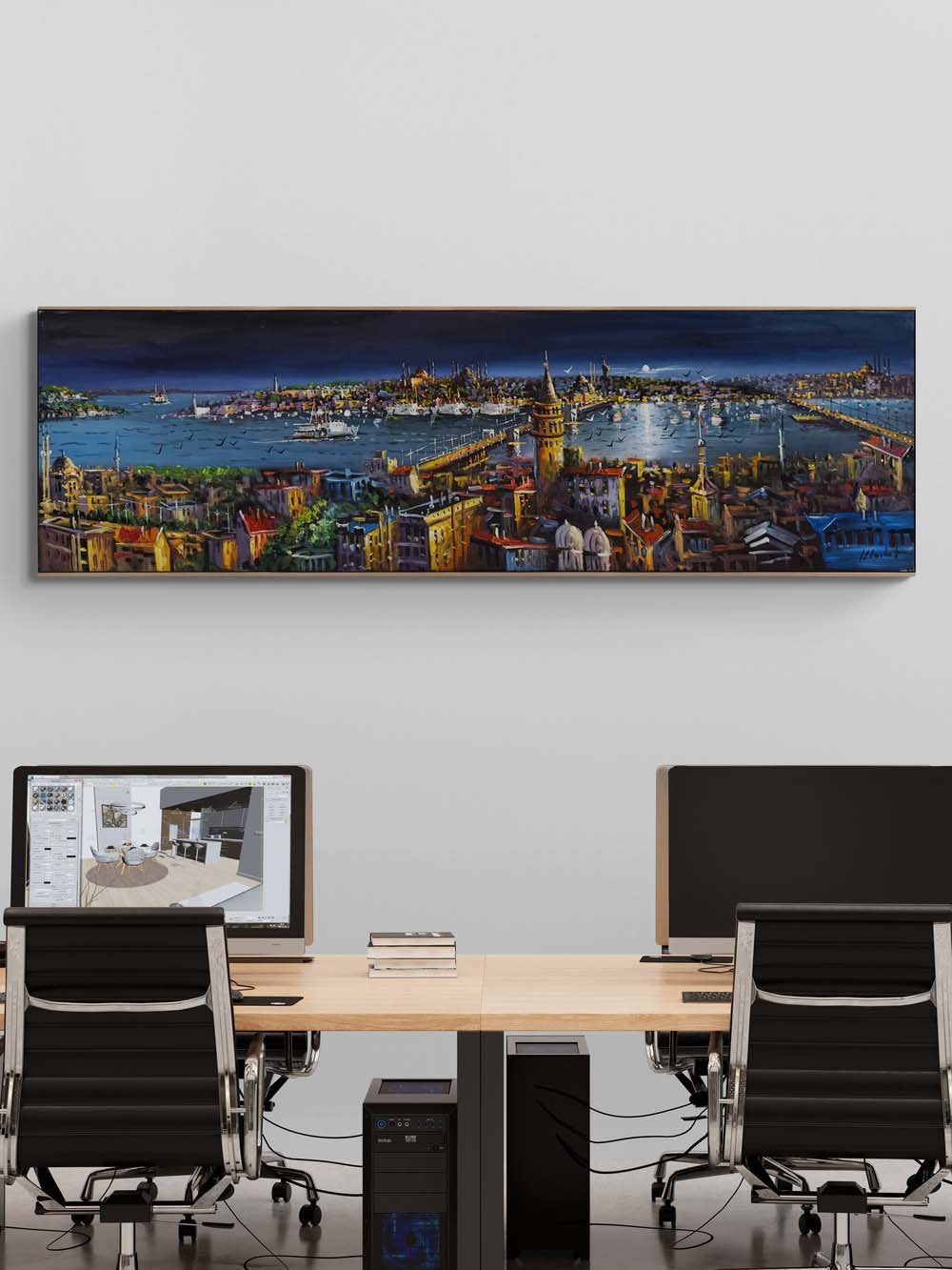 İstanbul Saklı Zaman Yağlı Boya Tablosu