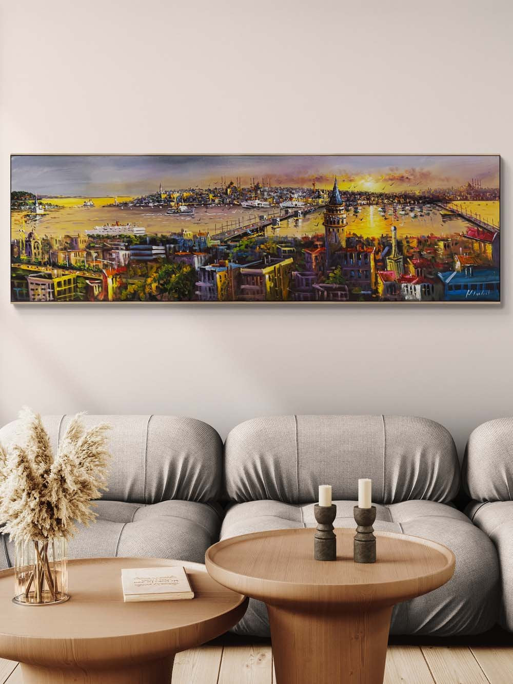 Boğazın Kalbinde Yağlı Boya Tablosu