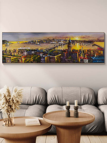 Boğazın Kalbinde Yağlı Boya Tablosu