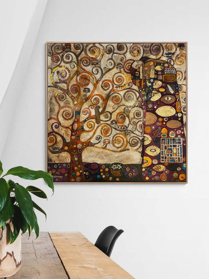 Altın Dallarda Düşler Yağlı Boya Tablosu