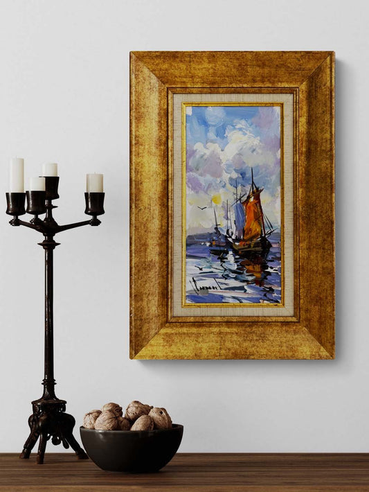 Sessiz Yelkenliler Yağlı Boya Tablosu