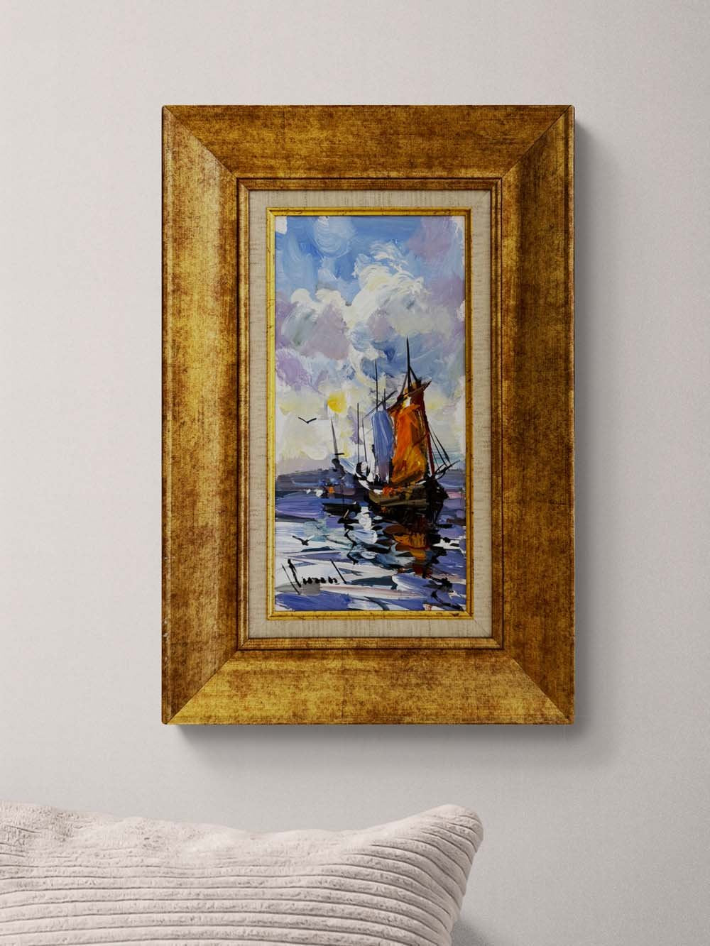 Sessiz Yelkenliler Yağlı Boya Tablosu