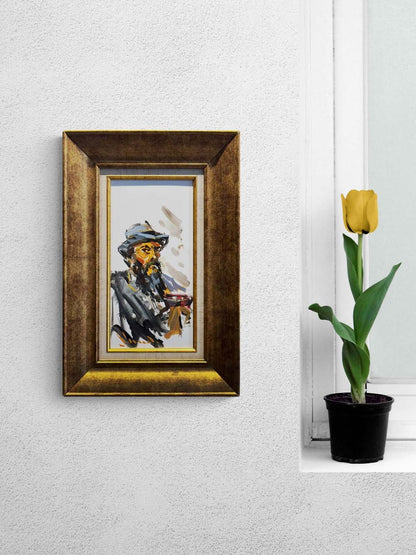 Zamanın Yolcusu Yağlı Boya Tablosu