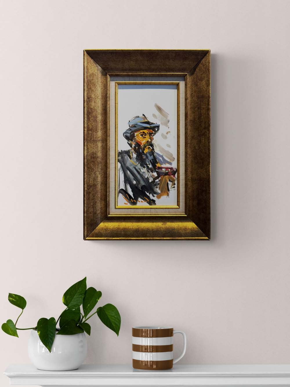 Zamanın Yolcusu Yağlı Boya Tablosu