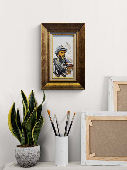 Zamanın Yolcusu Yağlı Boya Tablosu