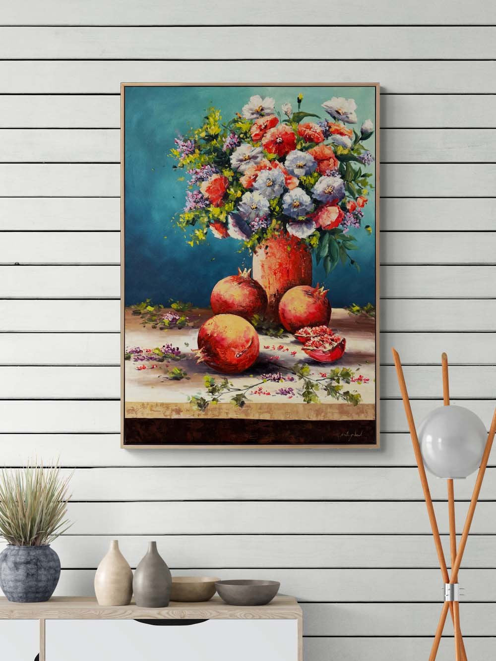 Baharın İçinden Yağlı Boya Tablosu