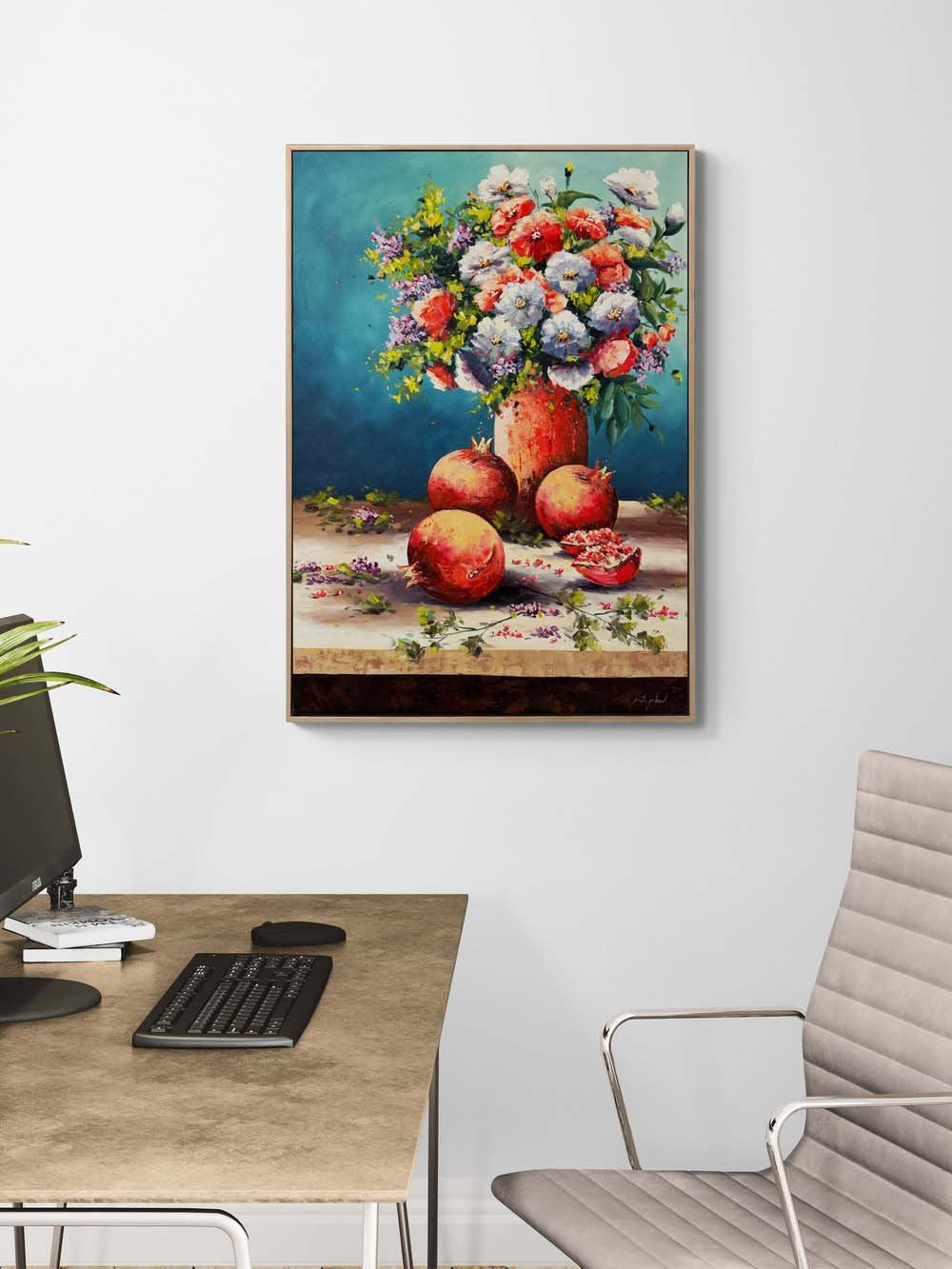 Baharın İçinden Yağlı Boya Tablosu