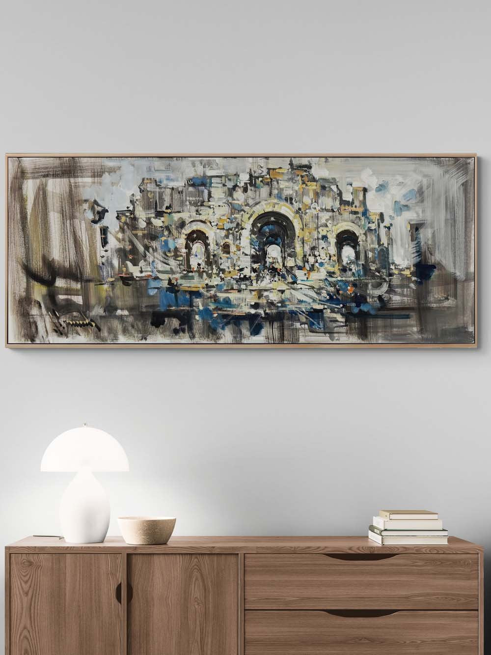 Geçmişin İzinde Yağlı Boya Tablosu